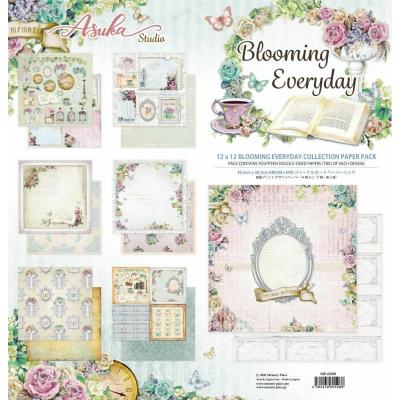 Asuka Studio Memory Place Blooming Everyday Designpapier - Paper Pack